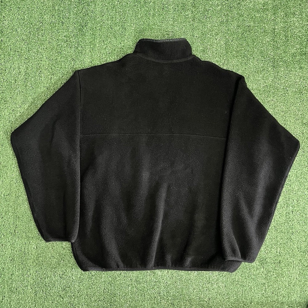 RARE Patagonia Vintage Snap-T Synchilla Fleece Pullover Mens Black XL Gorpcore - Picture 7 of 7